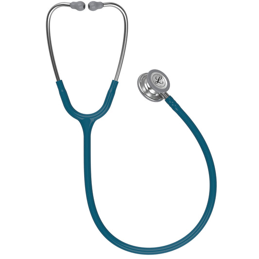 Estetoscopio Littmann Classic III, 5623, Tubo azul caribe, Acabado tubo estandar, Campana acero inoxidable