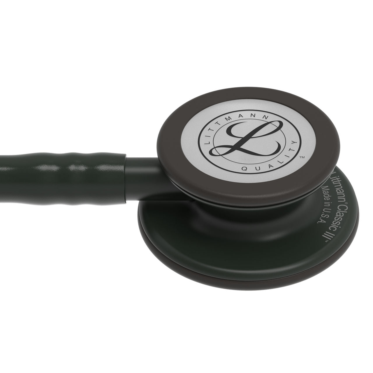 Estetoscopio Littmann Classic III, 5803, Tubo negro, Acabado tubo estandar, Campana mate