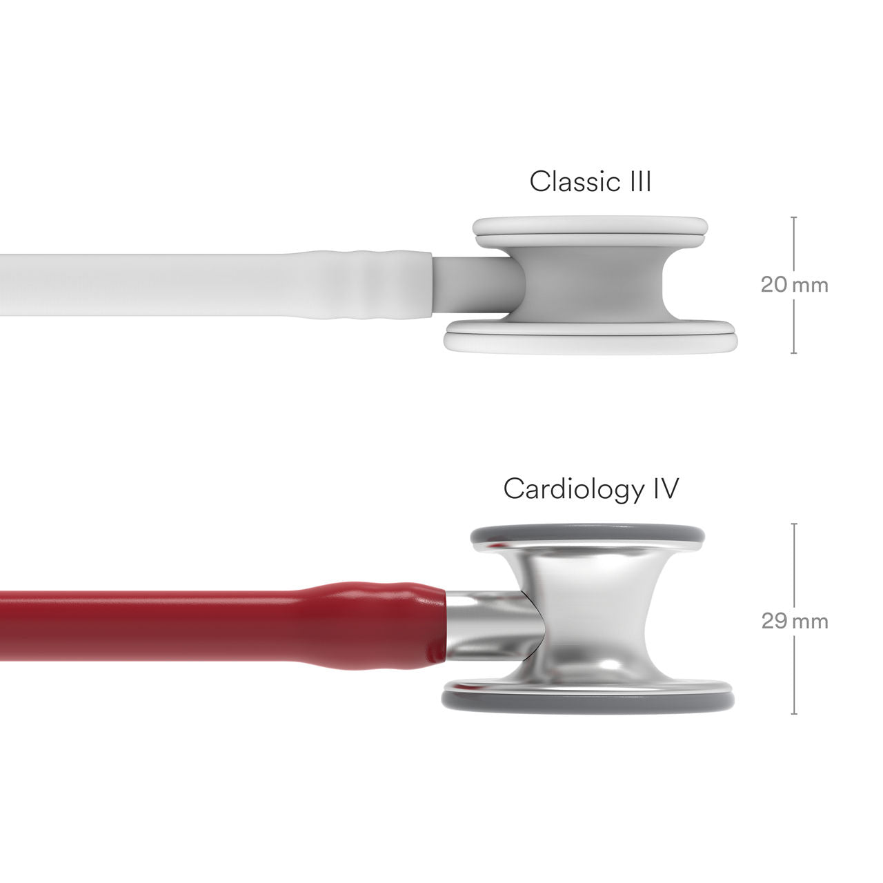 Littmann Cardiology IV Stethoscope, 6184, Burgundy Tube, Stainless Steel Finish