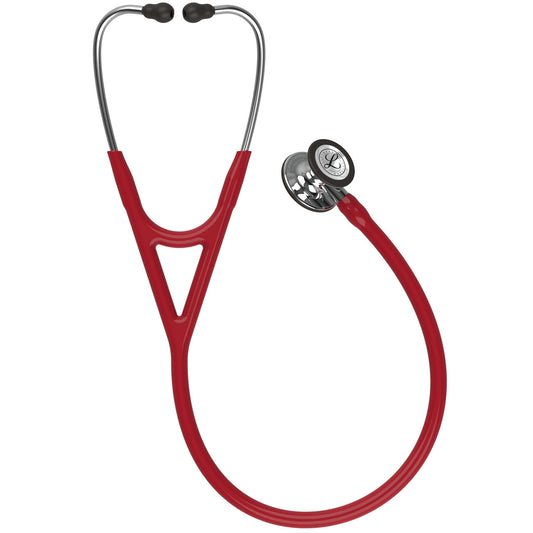 Littmann Cardiology IV Stethoscope, 6170, Burgundy Tube, Mirror Finish