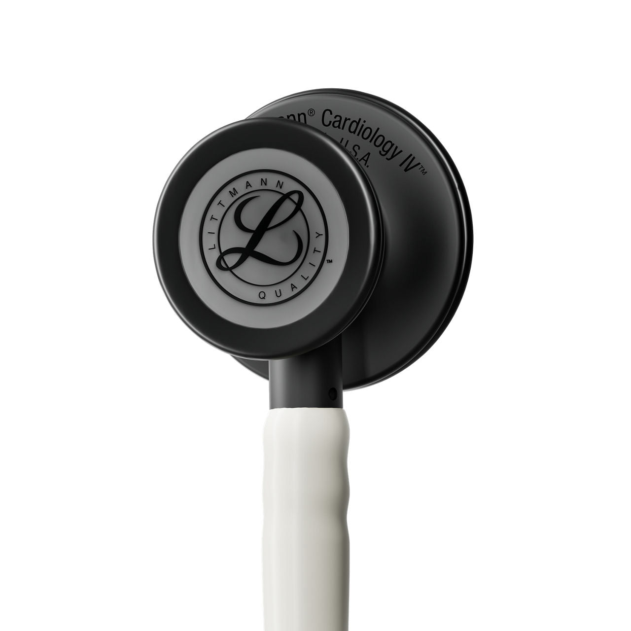 Estetoscopio Littmann Cardiology IV, 6186C, Tubo alabastro, Acabado tubo satinado, Campana negro mate