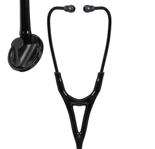 Estetoscopio Littmann Master Cardiology, 2161, Tubo negro, Acabado tubo estandar, Campana mate