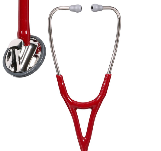 Estetoscopio Littmann Master Cardiology, 2163, Tubo borgoña, Acabado tubo estandar, Campana acero inoxidable
