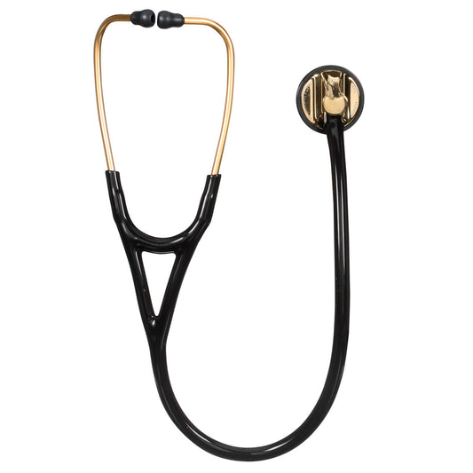 Estetoscopio Littmann Master Cardiology, 2175, Tubo negro, Acabado tubo estandar, Campana latón