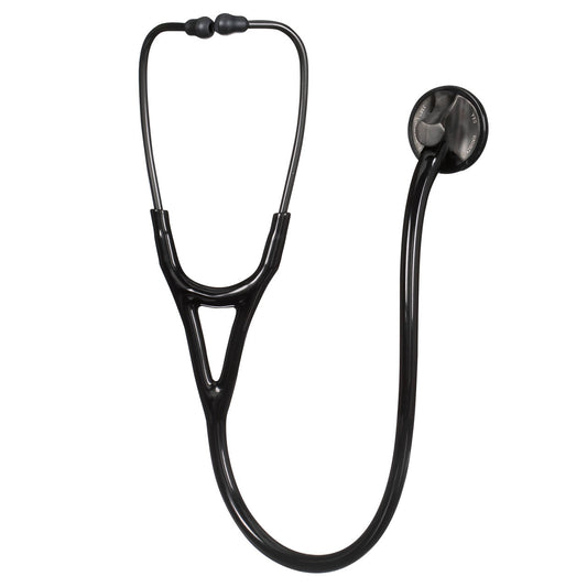 Estetoscopio Littmann Master Cardiology, 2176, Tubo negro, Acabado tubo estandar, Campana ahumado