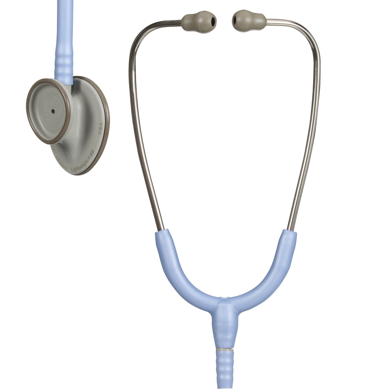 Estetoscopio Littmann Lightweight II S.E., 2454, Tubo azul cielo, Acabado tubo estandar, Campana compuesto metal/resina