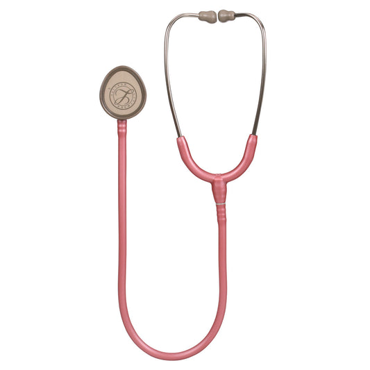 Littmann Lightweight II S.E. Stethoscope, 2456, Pearl Pink Tube, Composite Metal/Resin Finish