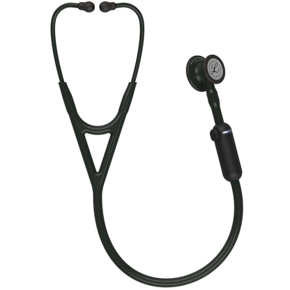 Estetoscopio Digital Littmann CORE, 8480, Tubo negro, Acabado tubo estandar, Campana negro mate