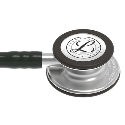 Estetoscopio Littmann Classic III, 5620, Tubo negro, Acabado tubo estandar, Campana acero inoxidable