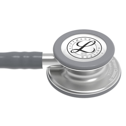Estetoscopio Littmann Classic III, 5621, Tubo gris, Acabado tubo estandar, Campana acero inoxidable
