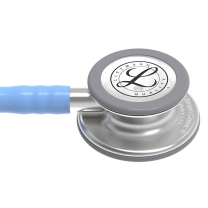 Estetoscopio Littmann Classic III, 5630, Tubo azul cielo, Acabado tubo estandar, Campana acero inoxidable