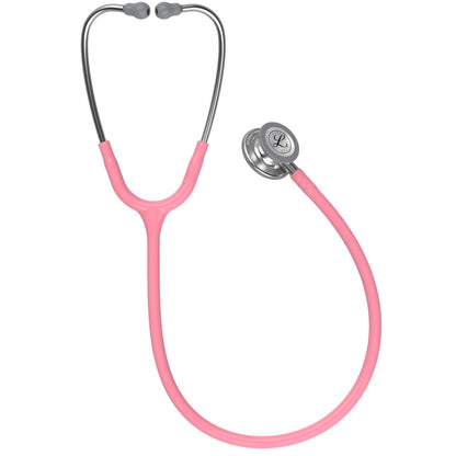 Estetoscopio Littmann Classic III, 5633, Tubo rosa perla, Acabado tubo estandar, Campana acero inoxidable