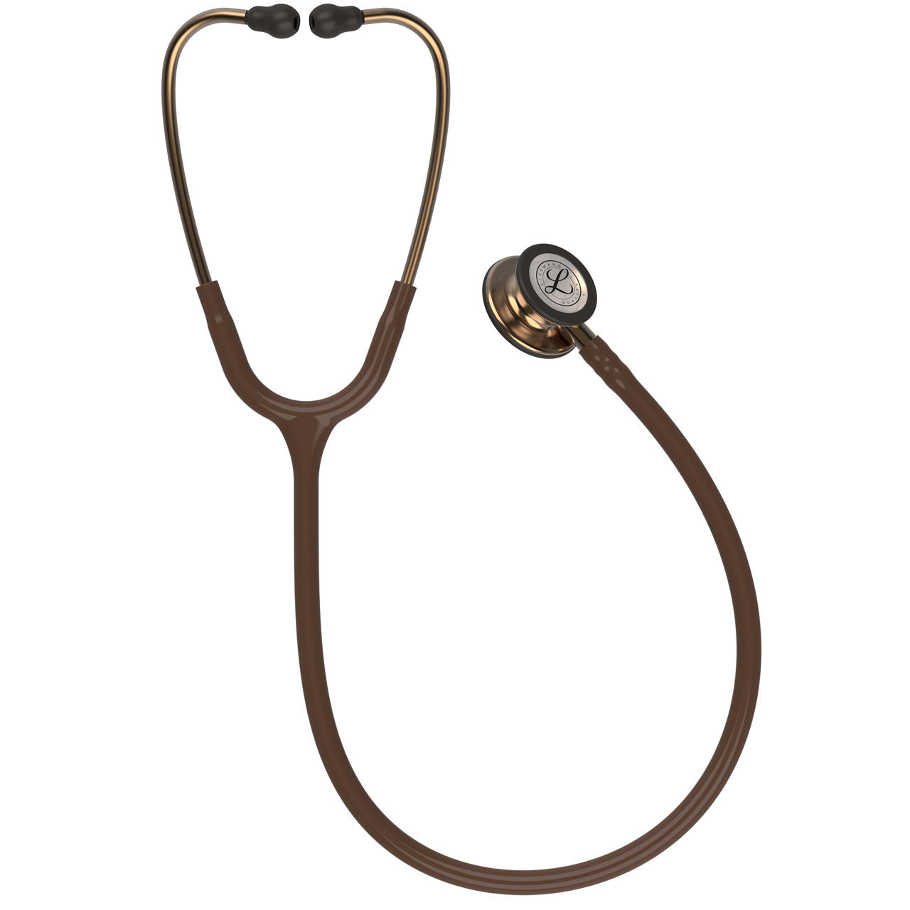 Estetoscopio Littmann Classic III, 5809, Tubo chocolate, Acabado tubo estandar, Campana cobre