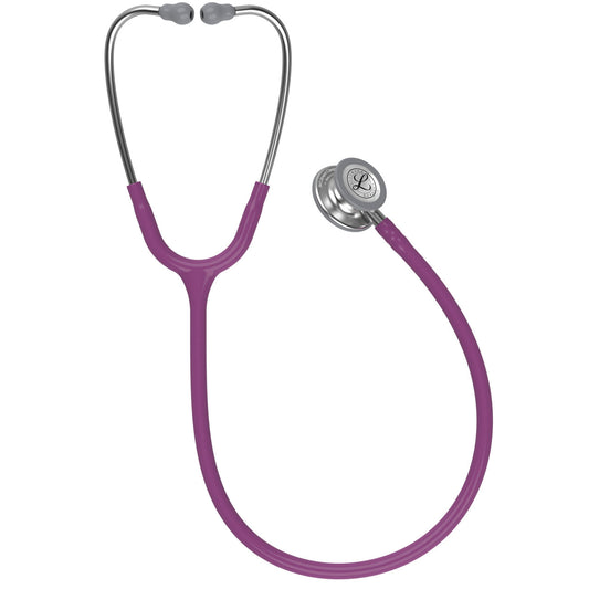 Estetoscopio Littmann Classic III, 5831, Tubo ciruela, Acabado tubo estandar, Campana acero inoxidable