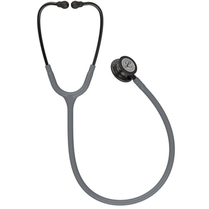 Estetoscopio Littmann Classic III, 5873, Tubo gris, Acabado tubo estandar, Campana ahumado, Vástago gris violeta
