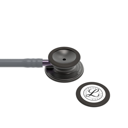Estetoscopio Littmann Classic III, 5873, Tubo gris, Acabado tubo estandar, Campana ahumado, Vástago gris violeta