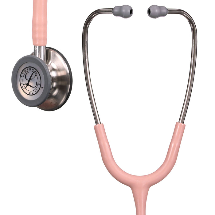 Estetoscopio Littmann Classic III, 5910C, Tubo rosa champaña, Acabado tubo satinado, Campana acero inoxidable