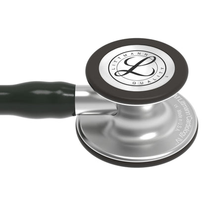 Estetoscopio Littmann Cardiology IV, 6152, Tubo negro, Acabado tubo estandar, Campana acero inoxidable