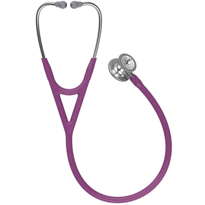 Estetoscopio Littmann Cardiology IV, 6156, Tubo ciruela, Acabado tubo estandar, Campana acero inoxidable, Vástago acero inoxidable