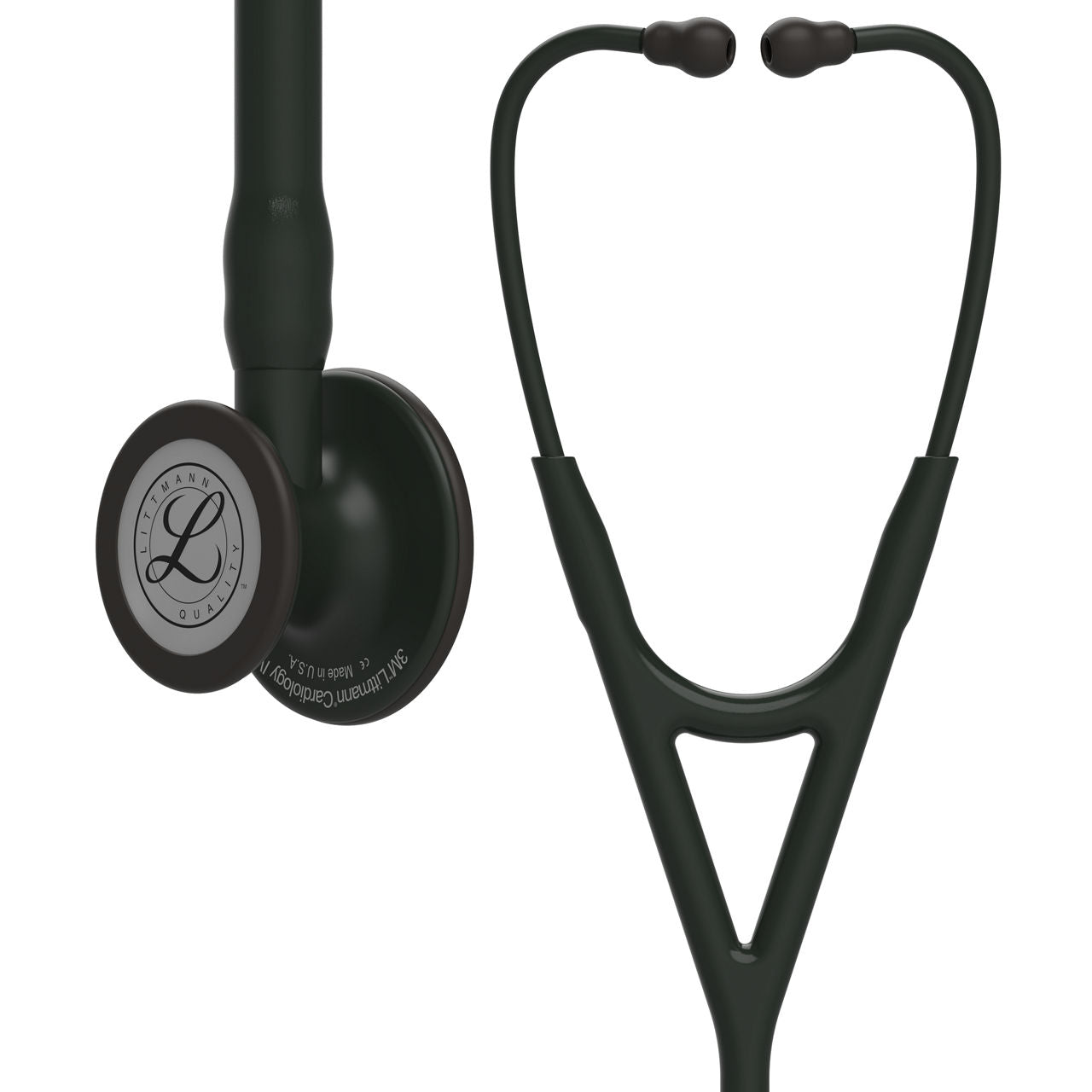 Littmann Cardiology IV Stethoscope, 6163, Black Tube, Black Finish