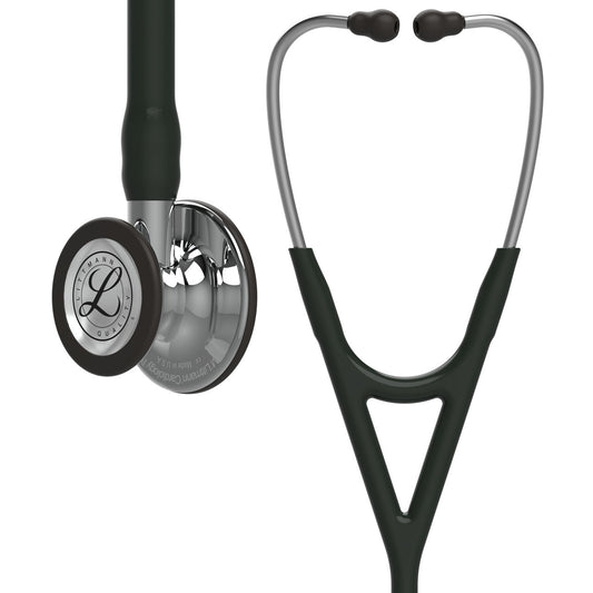 Littmann Cardiology IV Stethoscope, 6177, Black Tube, Mirror Finish