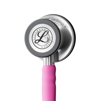 Estetoscopio Littmann Cardiology IV, 6159C, Tubo rosa, Acabado tubo satinado, Campana acero inoxidable