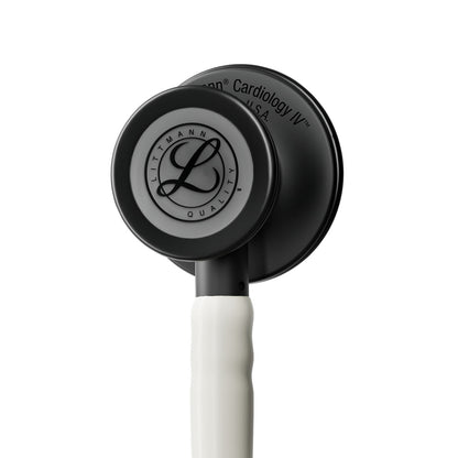 Estetoscopio Littmann Cardiology IV, 6186C, Tubo alabastro, Acabado tubo satinado, Campana negro mate
