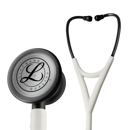 Estetoscopio Littmann Cardiology IV, 6186C, Tubo alabastro, Acabado tubo satinado, Campana negro mate