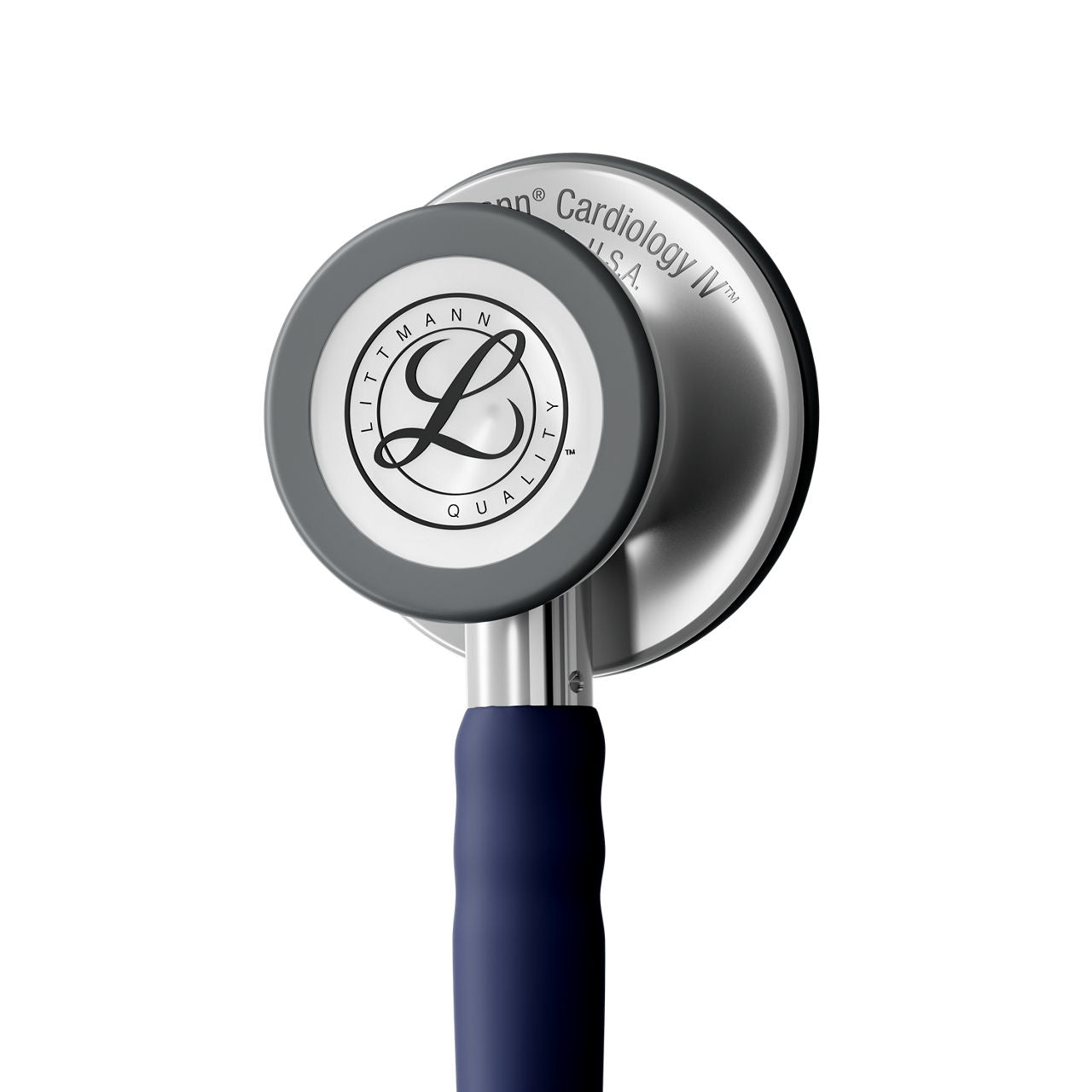 Estetoscopio Littmann Cardiology IV, 6187C, Tubo azul medianoche, Acabado tubo satinado, Campana acero inoxidable