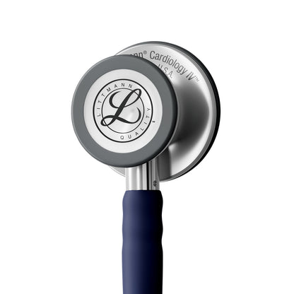 Estetoscopio Littmann Cardiology IV, 6187C, Tubo azul medianoche, Acabado tubo satinado, Campana acero inoxidable
