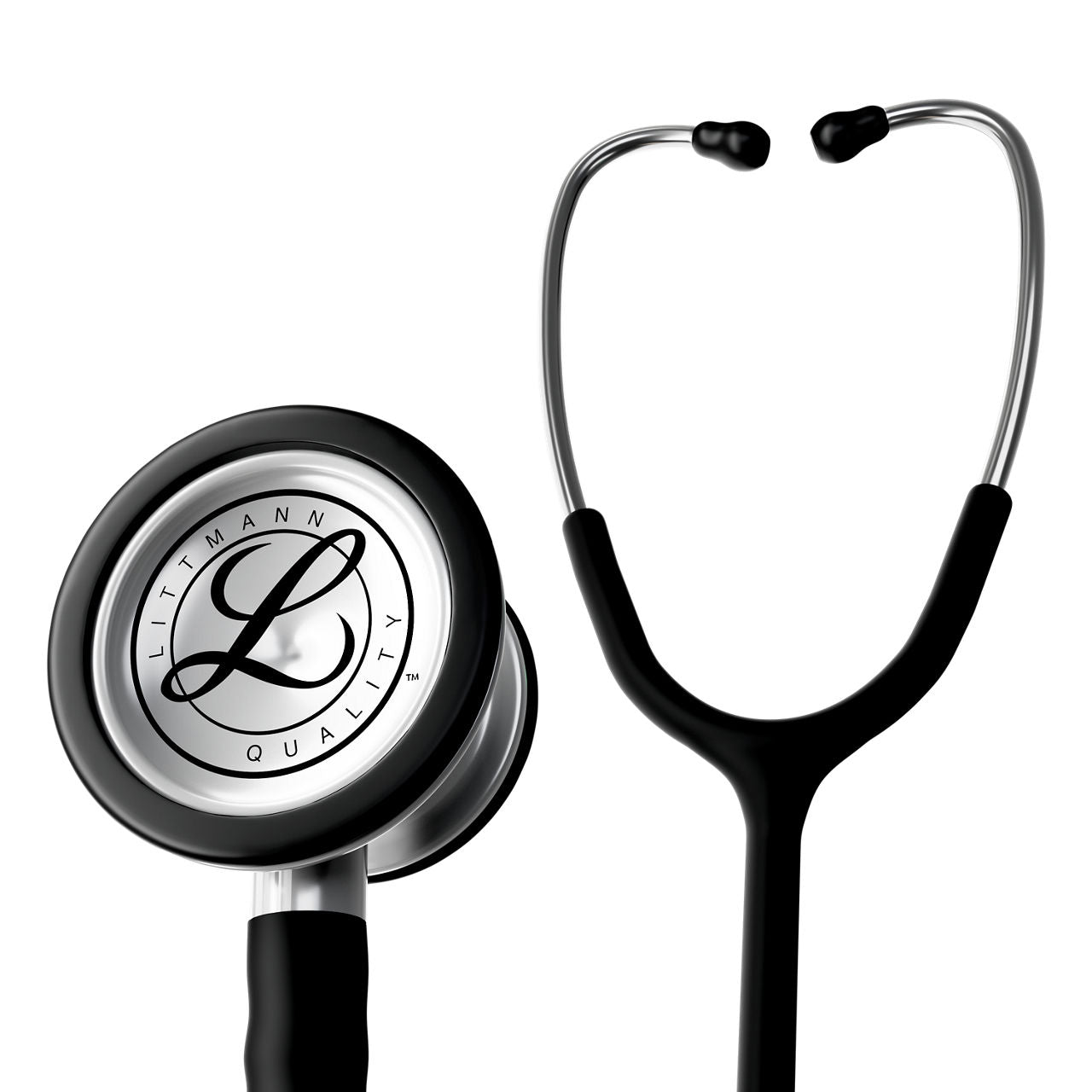 Estetoscopio Littmann Classic III, 5620C, Tubo negro, Acabado tubo satinado, Campana acero inoxidable