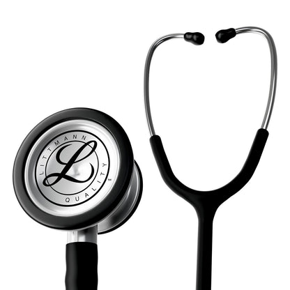 Estetoscopio Littmann Classic III, 5620C, Tubo negro, Acabado tubo satinado, Campana acero inoxidable