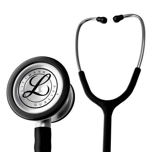 Littmann Classic III Stethoscope, 5620C, Black Tube, Satin Finish