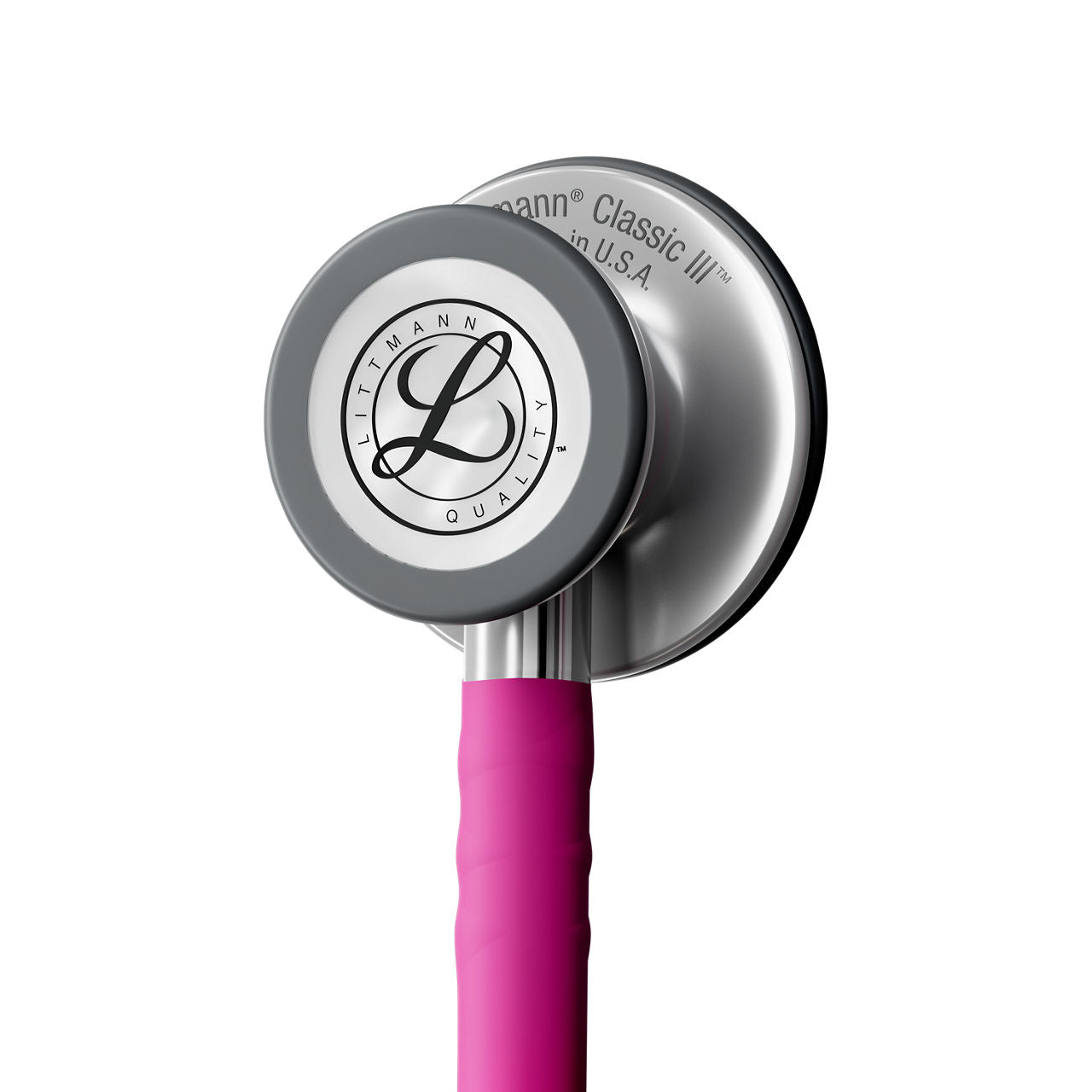 Estetoscopio Littmann Classic III, 5648C, Tubo frambuesa, Acabado tubo satinado, Campana acero inoxidable